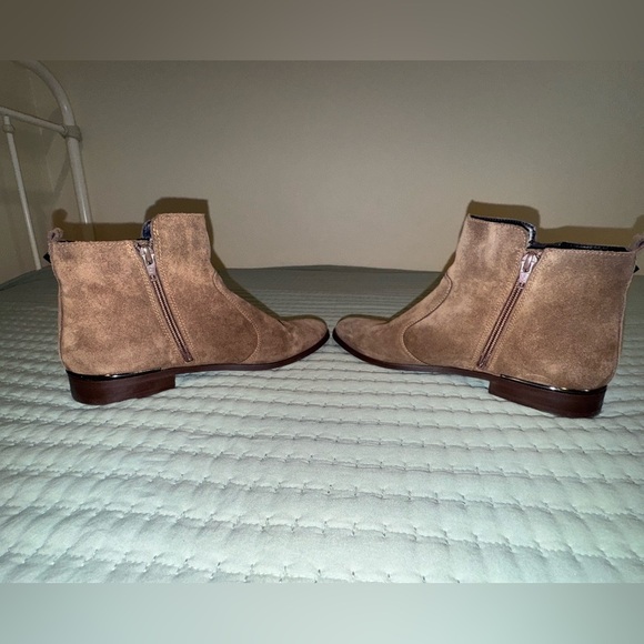 Marc Fisher Brown Suede Ankle Boots - Picture 5 of 13